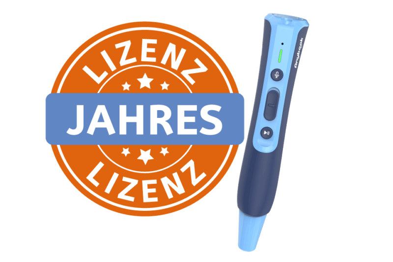 Anybook Pro Audiostift inkl. Voucher für Jahreslizenz