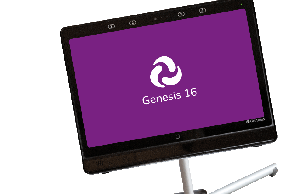 Genesis® 16 mit Augensteuerung